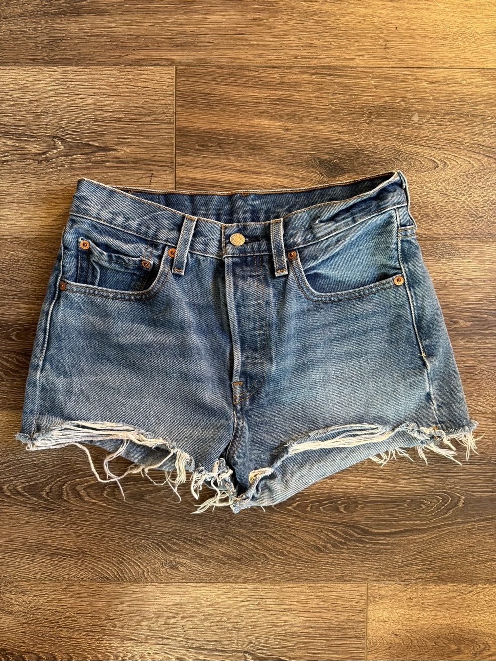 Levi's 501 Distressed Denim Jean Shorts, CA00342, PC9-56327-0003